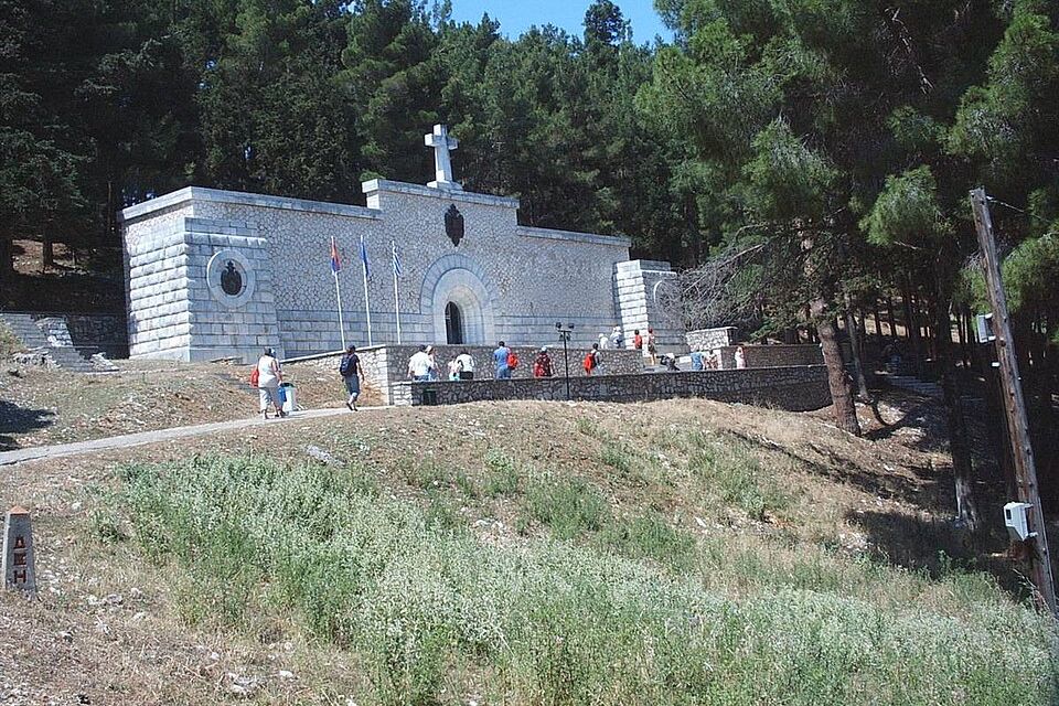 Vido Mausoleum — the Blue Graveyard